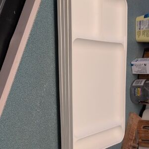 White Plastic Storage Tray